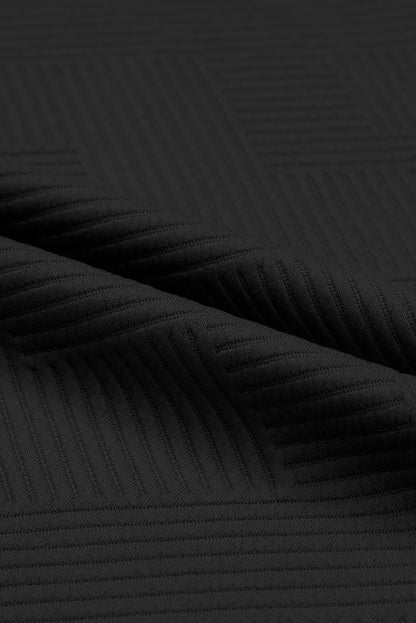 Red Dahlia Textured Loose Fit T Shirt & Drawstring Pants Set