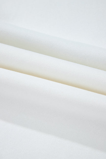 Green MERRY Print Drop Sleeve Pullover Sweatshirt