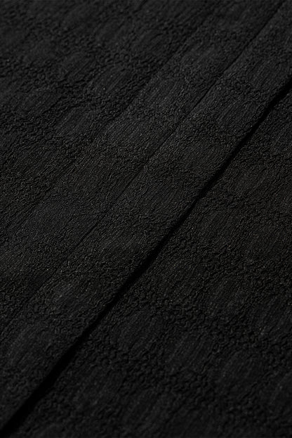 Light Beige Textured Split V Neck Sleeveless Shirt