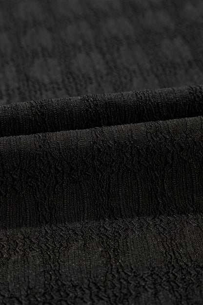 Light Beige Textured Split V Neck Sleeveless Shirt