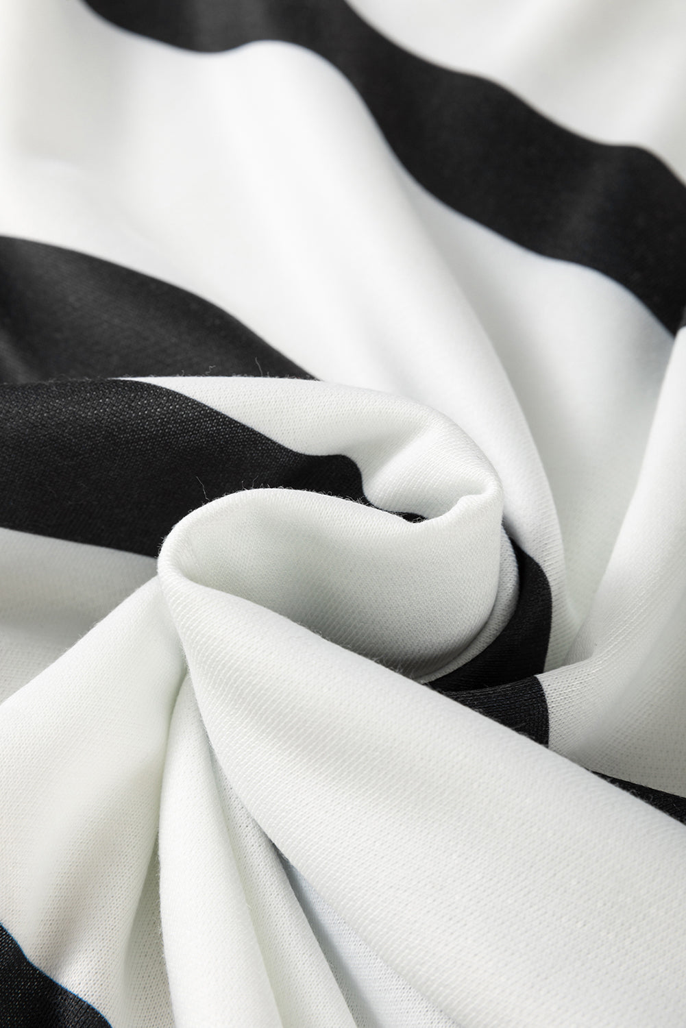 Light French Beige Striped Drop Shoulder Pullover and Joggers Set