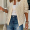 Apricot Sequin Zipper-up Jacket