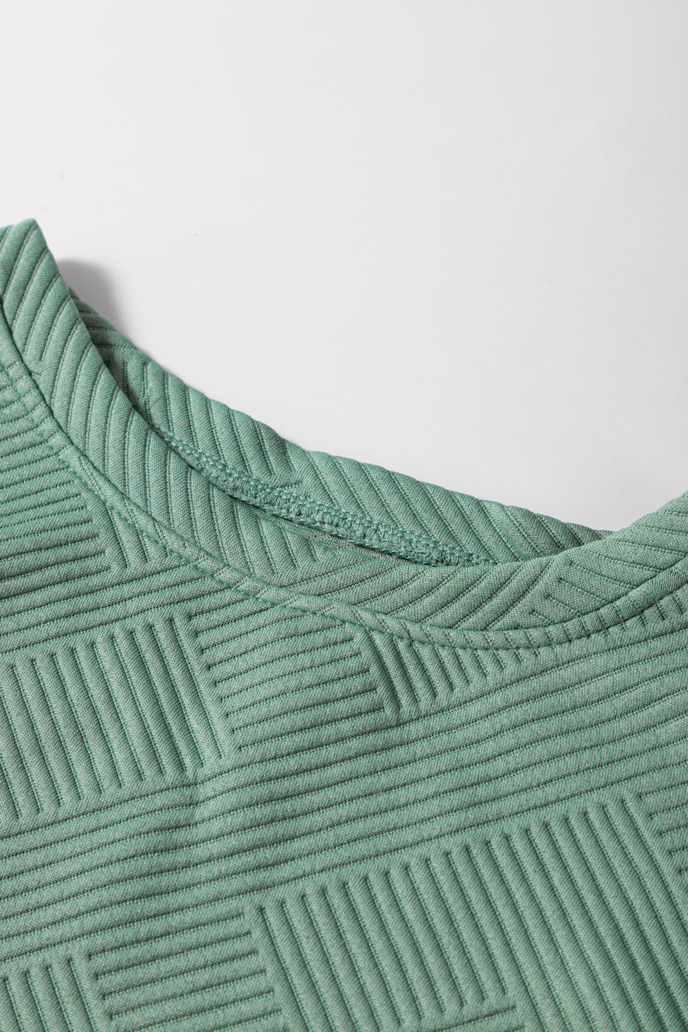 Red Dahlia Textured Loose Slouchy Long Sleeve Top and Pants Set