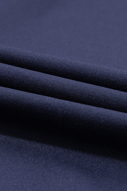 Black Casual Drawstring Drop Waist Pocketed Joggers