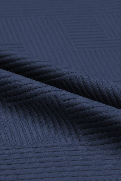 Red Dahlia Textured Loose Fit T Shirt & Drawstring Pants Set