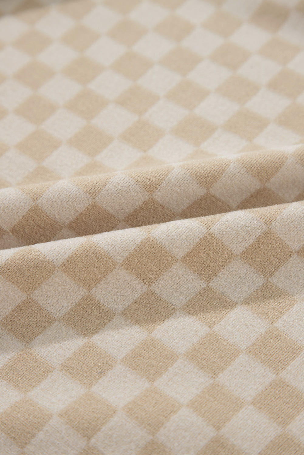 Green Checkered Kangaroo Pocket Hoodie