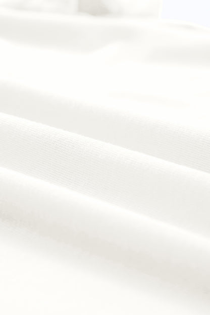 Black Solid Color Basic Crew Neck Plain Tee