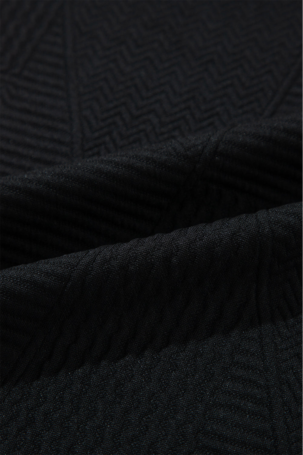 Dark Green Textured Ruffle Summer Top and Drawstring Pants Set